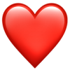 Red Heart snapchat emoji